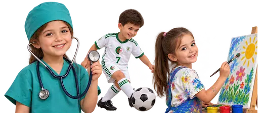 أطفال بمواهب مختلفة